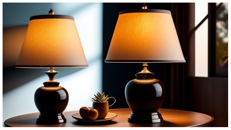 Gold Table Lamp
